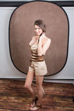 Savage Folding Earth Tone Brown/Beige Collapsible Backdrop Background 1.5x1.8M Studio Photography