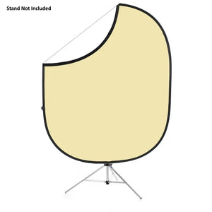 Savage Folding Cream/White Yellow Collapsible Backdrop Background 1.5x1.8M Studio Photography