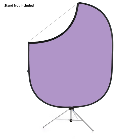 Savage Folding Light Purple/White Collapsible Backdrop Background 1.5x1.8M Studio Photography
