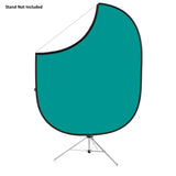 Savage Folding Green Teal/White Collapsible Backdrop Background 1.5x1.8M Studio Photography