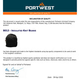 Portwest Insulatex Knit Microfibre Windproof Work Cap Beanie Hat Mens Women B013