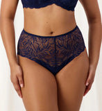 2pcs Triumph Essential Lace Maxi Womens Underwear Full Briefs Navy Blue Cacao Brown Undies Ladies Panties