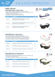Safetyware SG200G Atlas Safety Glasses Anti Fog UV Tinted Dark Goggles Protector Protective Eyewear Eye Protection