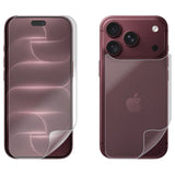 Soft PET Film Screen Protector Guard for Apple iPhone 18 PRO Front and Back