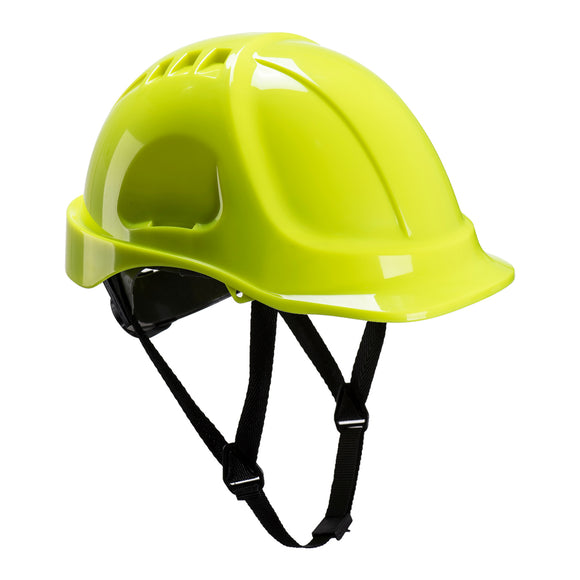 Portwest PS54 Lightweight Endurance Plus Work Safety Helmet Hard Hat Head Protection Yellow For Builder Construction