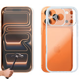 For Apple iPhone 17 PRO Phone Case Cover and Tempered Glass Screen Protector Guard Clear