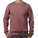 Gildan Heather Sport Dark Maroon Heavy Sweater Jumper Sweatshirt