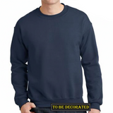 Gildan Navy Heavy Blend Sweat Sweater Jumper Sweatshirt Mens