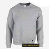 Gildan Sport Grey Heavy Blend Sweat Sweater Jumper Sweatshirt Mens