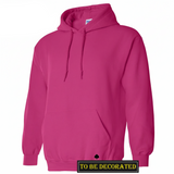 Gildan Heliconia Pink Hoodie Heavy Blend Hooded Sweat Mens Pullover