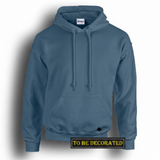 Gildan Indigo Blue Hoodie Heavy Blend Hooded Sweat Mens Pullover