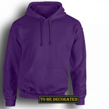 Gildan Purple Hoodie Heavy Blend Hooded Sweat Mens Pullover