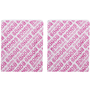 2 Pack Bonds Washbag Mesh Zip Delicates Laundry Lingerie Bra Wash Bag HYPL1N Pink Logo