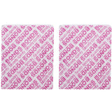 2 Pack Bonds Washbag Mesh Zip Delicates Laundry Lingerie Bra Wash Bag HYPL1N Pink Logo