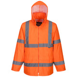 Portwest Hi Vis Waterproof Windproof Reflective Vented Rain Jacket Raincoat Safety Workwear H440