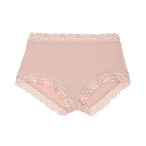 2 Pack Jockey Parisienne Bamboo Full Brief Lace Womens Underwear Panties Dusk Beige Bulk
