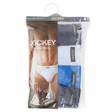 Jockey 4 Pack Cotton Briefs Tunnel Waist Double Layer Mens Underwear Undies Bulk M09014