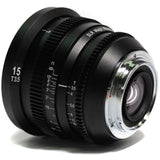 SLR Magic MicroPrime Cine 15mm T3.5 Camera Lens (S35 Coverage) for Sony E-Mount