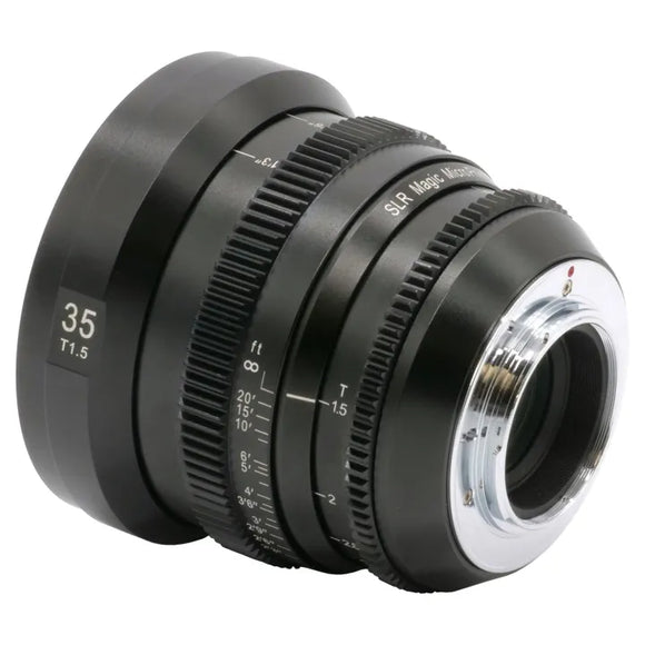 SLR Magic MicroPrime Cine 35mm T1.5 Lens for Micro Four Third MFT Mount Camera