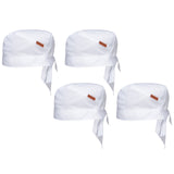 Portwest 4 Pack MeshAir Pro Bandana White Chef Cook Kitchen Hat Cap Adjustable Bulk S904 Cooling Adjustable Durag