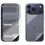 2 Set Soft PET Film Screen Protector for Apple iPhone 17 PRO MAX Front and Back Bulk