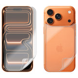 2 Set Soft PET Film Screen Protector for Apple iPhone 17 PRO Front and Back Bulk