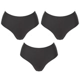 3 Pack Sloggi Zero Feel 2.0 High Waist Briefs Womens Underwear Panties Black Bulk Invisible Comfort