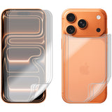 3 Set Soft PET Film Screen Protector for Apple iPhone 17 PRO Front and Back Bulk