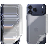 3 Set Soft PET Film Screen Protector for Apple iPhone 17 PRO MAX Front and Back Bulk