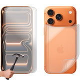 3 Set Tempered Glass Screen Protector for Apple iPhone 17 PRO Front and Film Back Bulk