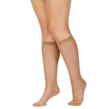 6 Pair Kayser Plus Sheer Knee Hi High NuBeige Stockings Tights H12200 Bulk Women