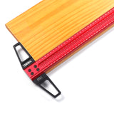 VEIKO Alloy Scriber Precision Woodworking Tool T-Type Square Line Ruler Scribe