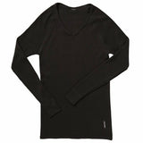 2x Holeproof Aircel Thermal Mens T-shirt Long Sleeve Black Tee Top MYPU1A Bulk