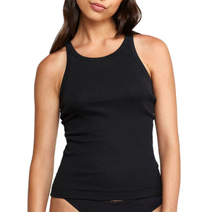 Bonds Organics Chesty Singlet Womens Ribbed Tank Top Underwear Black WTHY