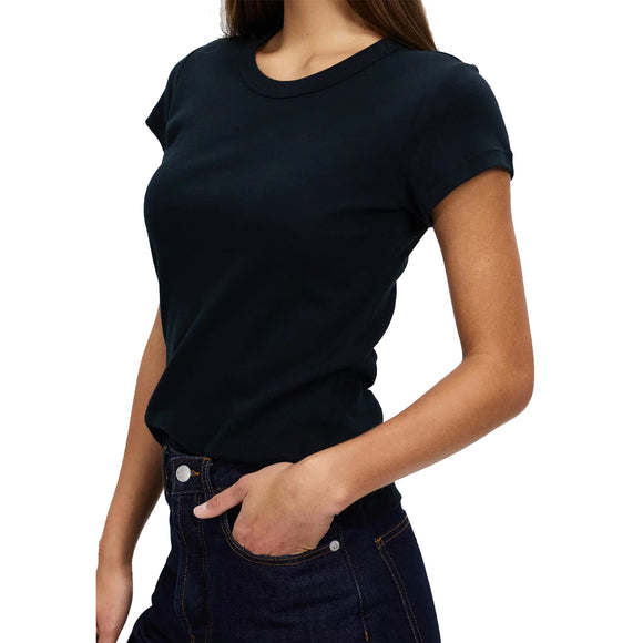 Bonds Icons Crew Neck Tee Womens Cotton Short Sleeve Top T-Shirt Black CR9DI
