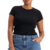 Bonds Icons Crew Neck Tee Womens Cotton Short Sleeve Top T-Shirt Black CR9DI