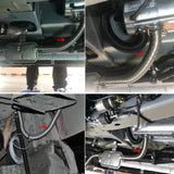 3m Long Stainless Steel Exhaust Pipe Hose Car Parking Diesel Air Heater Gas Vent