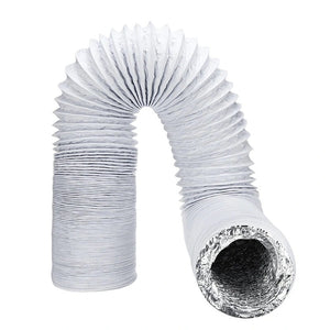 26m 4.9" Aluminum Foil Portable Air Conditioner Extractor Exhaust Hose Pipe Tube Long Double Layer Flexible PVC 12.5cm Diameter