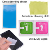 Camera Lens Optical Screen Protector Cleaning Cleaner Wet Dry Wipes Cloth Dust Absorber sticker