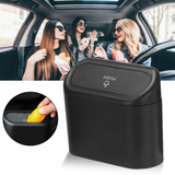 Car Home Trash Can Rubbish Dust Bin Garbage Waste Basket Case Organizer Holder 1L