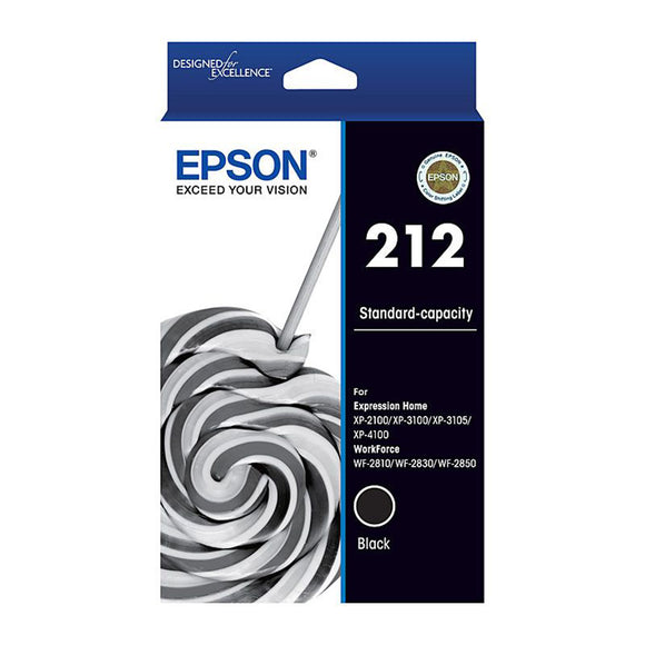 Epson 212 Black Ink Cartridge Toner C13T02R192