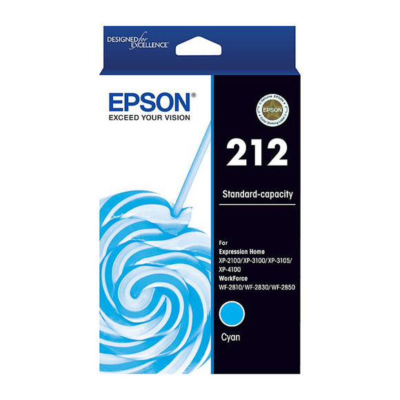 Epson 212 Cyan Ink Cartridge Toner C13T02R292