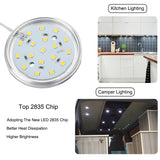 12V Interior LED Spot Down Ceiling Light for Camper Van Caravan Motorhome Cabin Kitchen Cabinet Cupboard