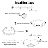 12V Interior LED Spot Down Ceiling Light for Camper Van Caravan Motorhome Cabin Kitchen Cabinet Cupboard