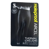 2x Holeproof Aircel Thermal Mens Black Long Johns Sleep Pants Underwear MYPY1A Bulk