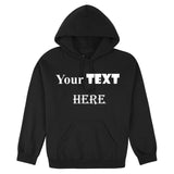 Personalised Mens Custom Printed Hoodie Hooded Sweatshirt Text Word Printing