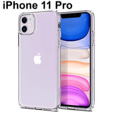 For Apple iPhone 11 PRO Slim Transparent Clear Bumper Back Case Cover