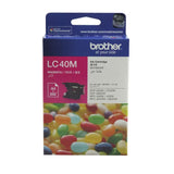 Brother LC-40 Black Cyan Magenta Yellow 4 Ink Cartridge LC40 Value Pack