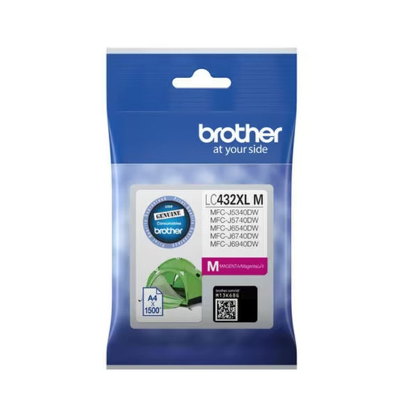 Brother LC432XL Magenta High Yield Ink Cartridge Toner LC-432XLM