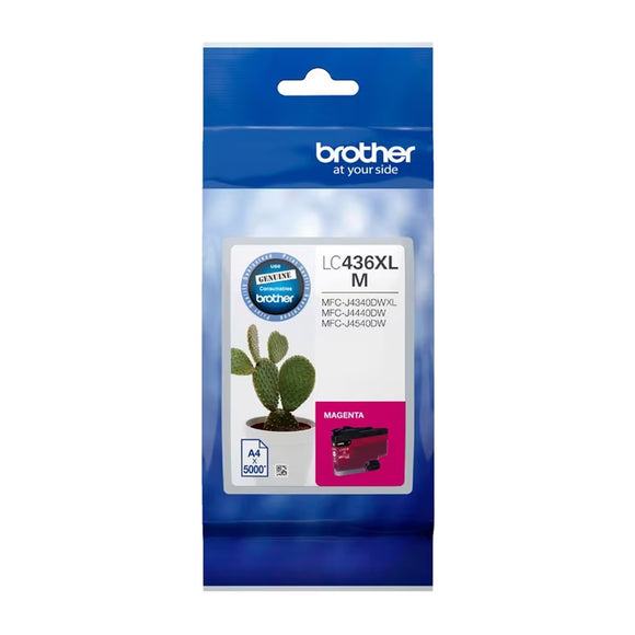 Brother LC436XL Magenta Ink Cartridge High Yield Toner LC-436XLM